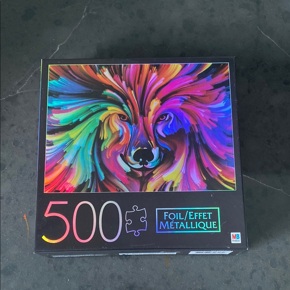 Colorful Metallic Dog Puzzle NIB sealed
